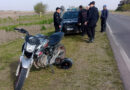 Persecución y detención de dos hombres con una moto robada