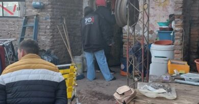 Allanamiento en las rosas por una causa de amenazas calificadas