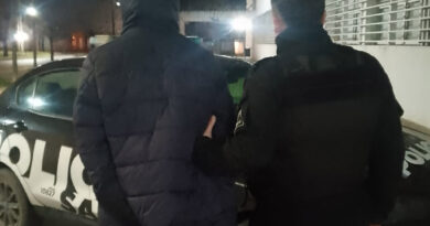 Huyó de la policía y terminó aprehendido