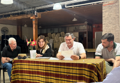 Trabajo institucional en Las Rosas